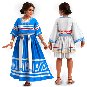 Traditional Greek Costume PNG vij20 PNG with transparent background