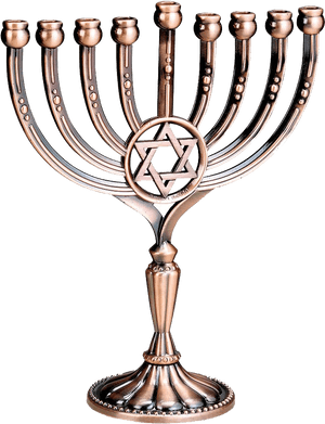 Hanukkah Png Background - Menorah Jewish, Transparent Png PNG image with transparent background