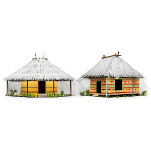 Traditional Houses PNG cwt PNG image with transparent background
