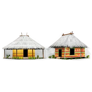 Traditional Houses Png Cwt PNG Image