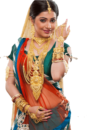 Jewellery Models Png Hd - Gold Jewellery Model Png, Transparent Png PNG image with transparent background