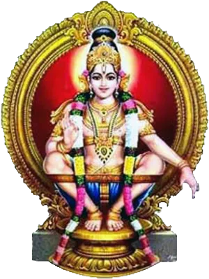 Traditional Indian Deity Art PNG Image