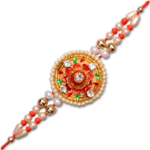 Traditional Indian Rakhi Design PNG Image