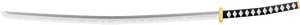 Traditional Japanese Katana Sword PNG