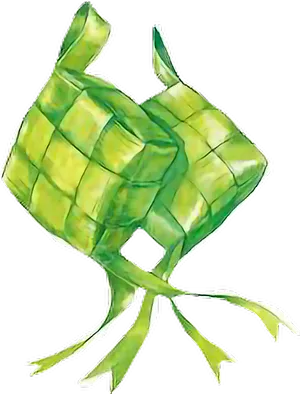 Traditional Ketupat Illustration PNG Image