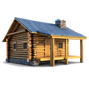 Traditional Log Cabin Design Png 06122024 PNG Image