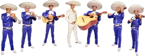 Traditional Mariachi Band Performance PNG Image