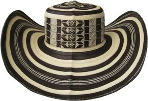 Traditional Mexican Sombrero Hat PNG Image