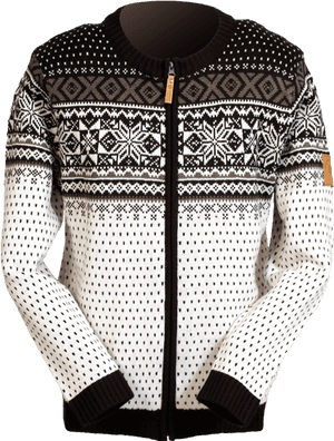 Magnus Norway Sweater, White - Strikkejakke Mann, HD Png Download PNG