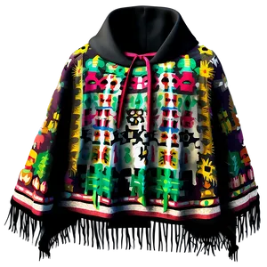 Traditional Poncho Design Png 1 PNG Image