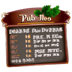 Traditional Pub Menu PNG 05242024 PNG image with transparent background