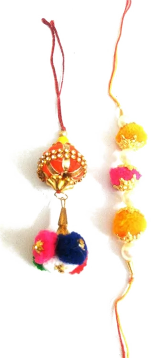 Traditional Rakhi Designs PNG Image