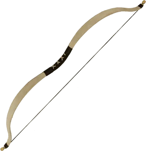 Traditional Recurve Bow PNG Image