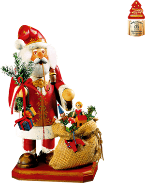 Holzknoddl Vintage Santa, Incense Smoker - Figurine, HD Png Download PNG