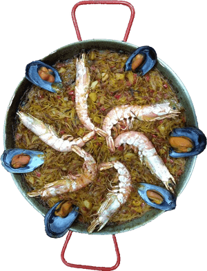 Seafood Noodles - Paella, HD Png Download PNG with transparent background