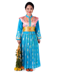 Traditional Singaporean Dress PNG sne PNG image with transparent background