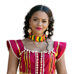 Traditional Spanish Dress PNG nbm PNG with transparent background