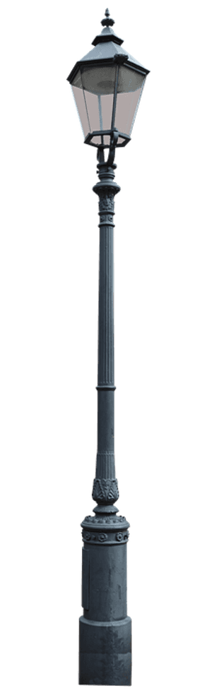Traditional Street Lantern PNG image with transparent background