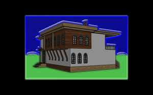 Traditional Style Rendered Home PNG image with transparent background