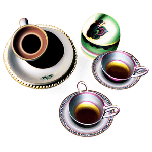 Traditional Tea Set PNG vdj PNG image with transparent background
