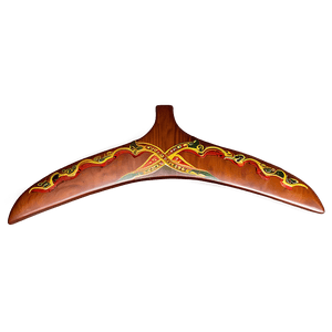 Traditional Wooden Boomerang PNG 6 PNG image with transparent background