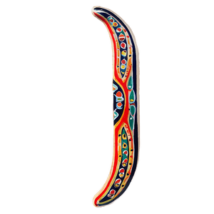 Traditional Wooden Boomerang PNG har23 PNG image with transparent background