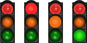 Traffic Light Sequences PNG Image