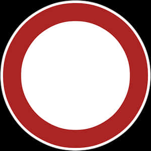 Traffic No Entry Sign PNG image with transparent background