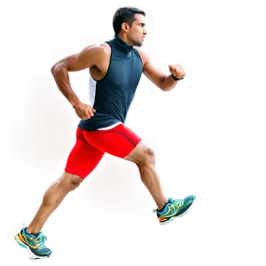 Trail Running Man Png 06132024 PNG Image