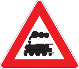 Train_ Crossing_ Warning_ Sign PNG Image