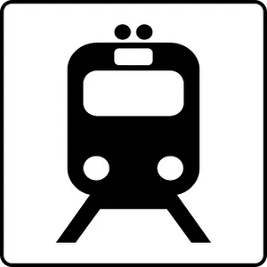 Train Front View Icon PNG Image