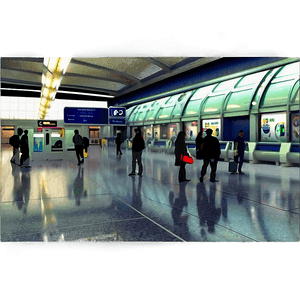 Train Station Terminal PNG 10 PNG with transparent background