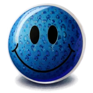 Tranquil Blue Happy Face Png Mnn29 PNG Image