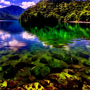 Tranquil Lake Waters Png Sfk55 PNG Image