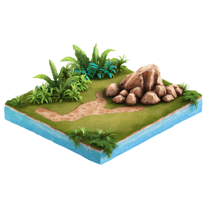 Tranquil Oasis Land PNG cdy65 PNG with transparent background