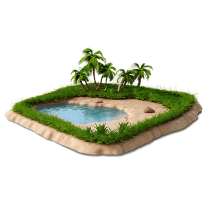Tranquil Oasis Land PNG vvp44 PNG with transparent background