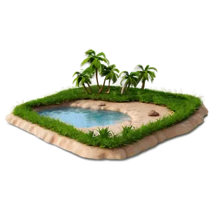 Tranquil Oasis Land Png Vvp44 PNG Image