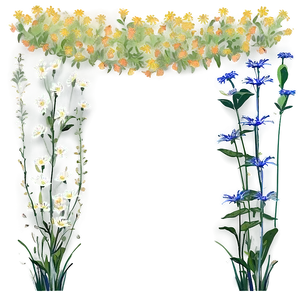 Tranquil Wildflower Vista Png Mtt42 PNG Image