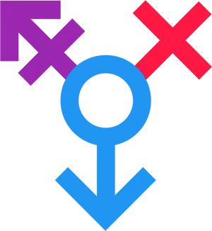 Transgender Symbol Illustration PNG Image