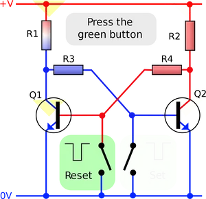 Transistor Based Circuit Diagram PNG Image