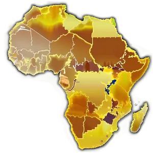 Transparent Africa Map Outline Png 06262024 PNG Image