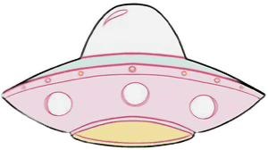 Transparent Alien Spaceship Clipart - Cute Alien Kawaii Spaceship, HD Png Download PNG image with transparent background