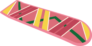 Transparent Back To The Future Png - Back To The Future Hoverboard Png, Png Download PNG image with transparent background