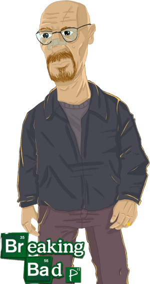 Transparent Bad King Clipart - Breaking Bad Cartoon Png, Png Download PNG image with transparent background