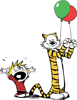 Transparent Ballon Png - Hobbes Calvin And Hobbes, Png Download PNG image with transparent background