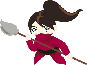 Transparent Cartoon Ninja Png - Cleaning Ninja Animated, Png Download PNG image with transparent background