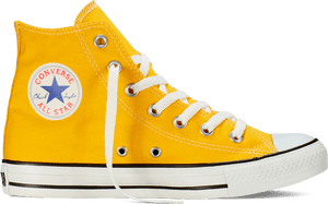Transparent Chuck Taylor Png - Yellow High Top Converse Womens, Png Download PNG image with transparent background