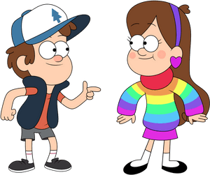Transparent Dipper Pines Png - Mabel Dipper Gravity Falls, Png Download PNG image with transparent background