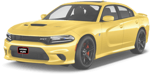 Transparent Dodge Charger Png - 2019 Yellow Dodge Charger, Png Download PNG image with transparent background