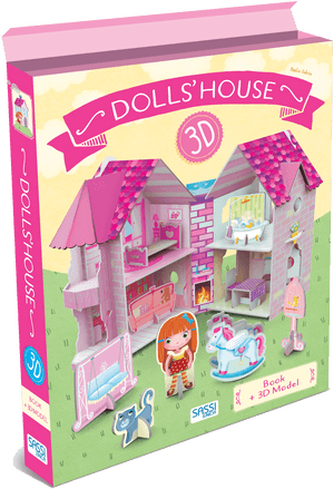 Transparent Dollhouse Png - 3d Puzzle Book Dollhouse, Png Download PNG image with transparent background